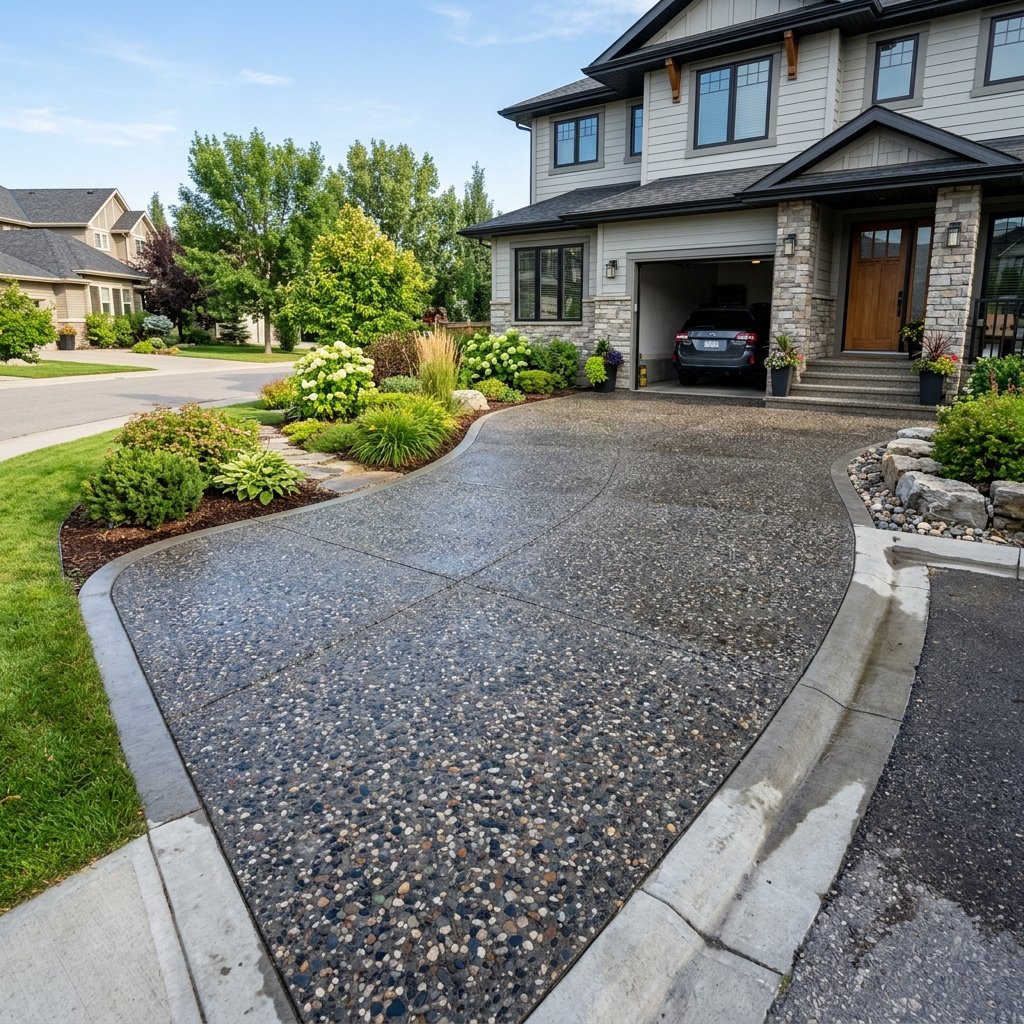 Detailed aggregate concrete finishing
